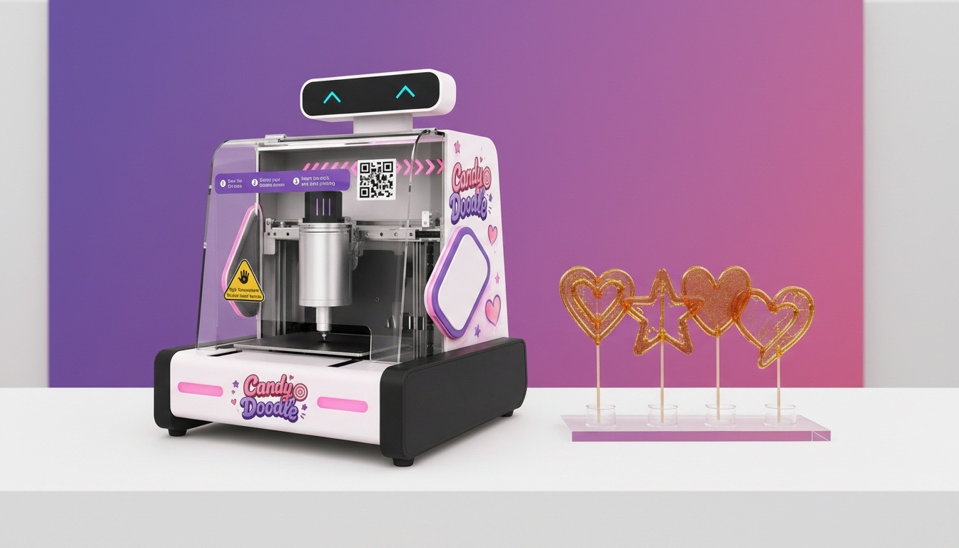 Corporate & brand events — Candy Doodle sugar-printing activity