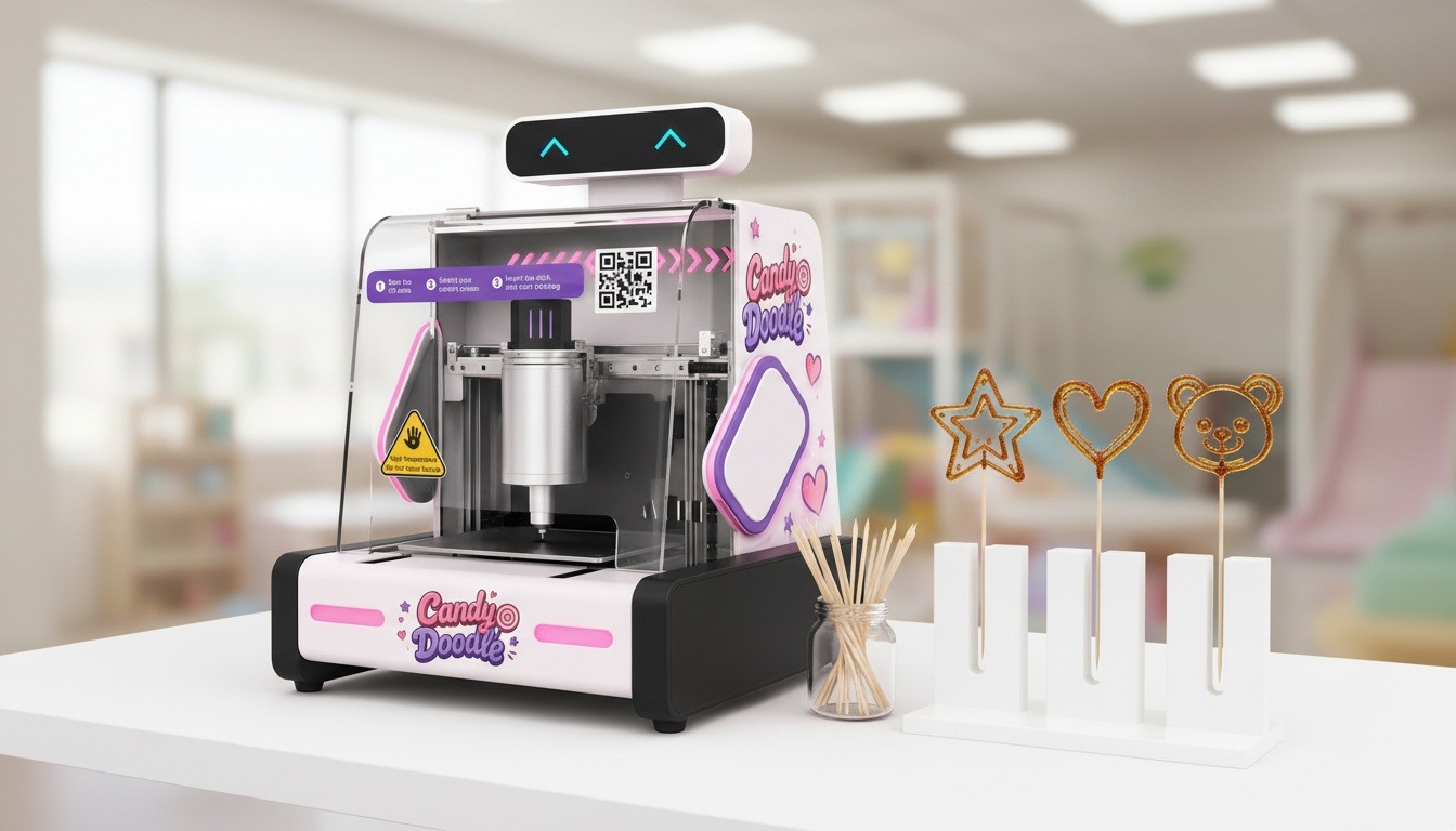 Play centres & venues — Candy Doodle sugar-printing activity